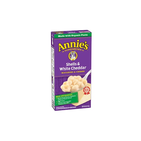 Annies Annie's White Cheddar Macaroni & Cheese 6 oz. Box, PK12 13562-00004